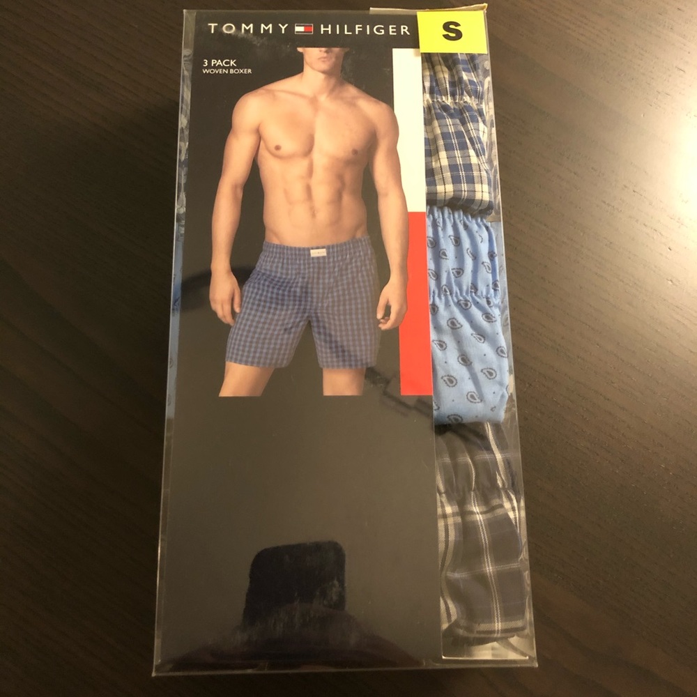 Tommy Hilfiger 3 Packs of Woven Boxer